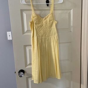 French connection Yellow sundress
